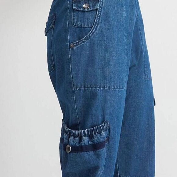 Pilcro And The Letterpress Ultra High-Rise Jogger Utility Jeans 0 - Picture 5 of 16